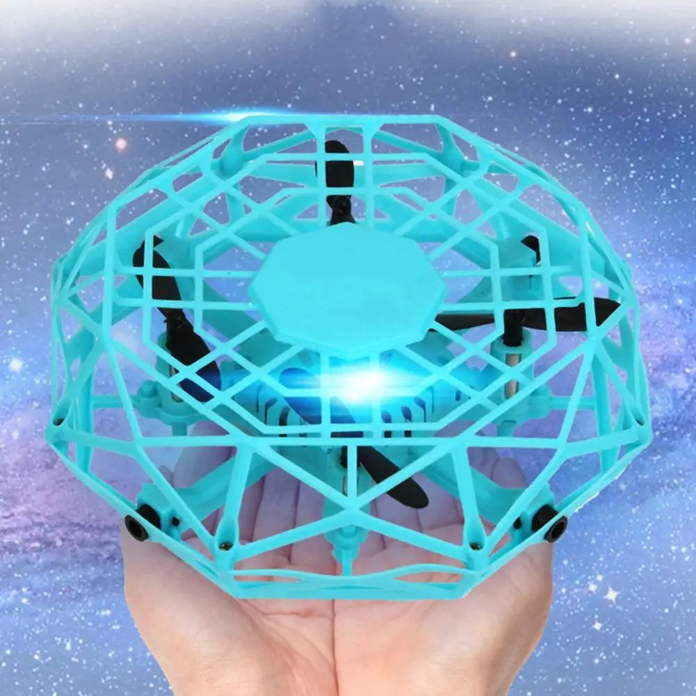 Летающий вертолет мини-Дрон НЛО Радиоуправляемый Дрон инфракрасный