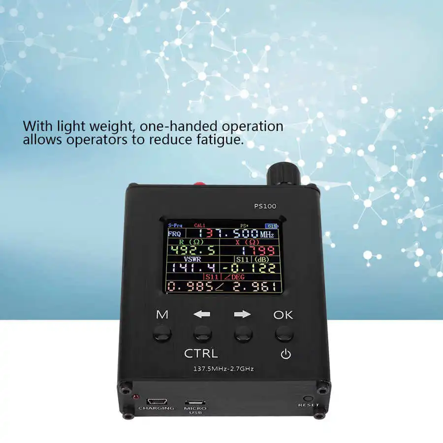 N1201SA антенна на УФ анализатор Измеритель векторного сопротивления SWR 140 МГц 2 7 ГГц