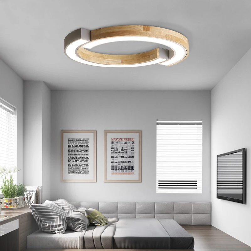 Круглый потолочный светильник в скандинавском стиле | Лампы и освещение