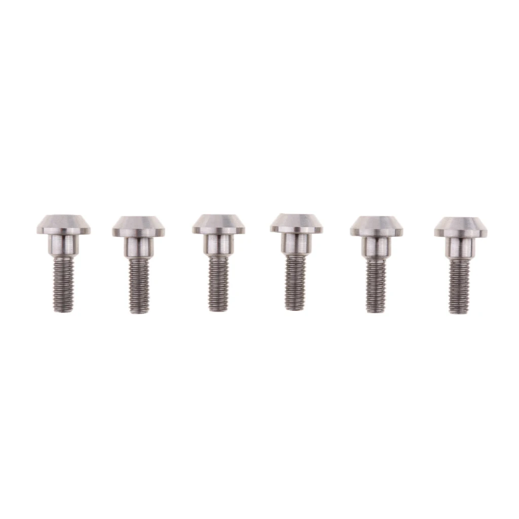 

Серебристые болты ротора дискового тормоза M6x20mm из титана/Ti для Suzuki GSXR для Yamaha R6 R1, 6 шт.