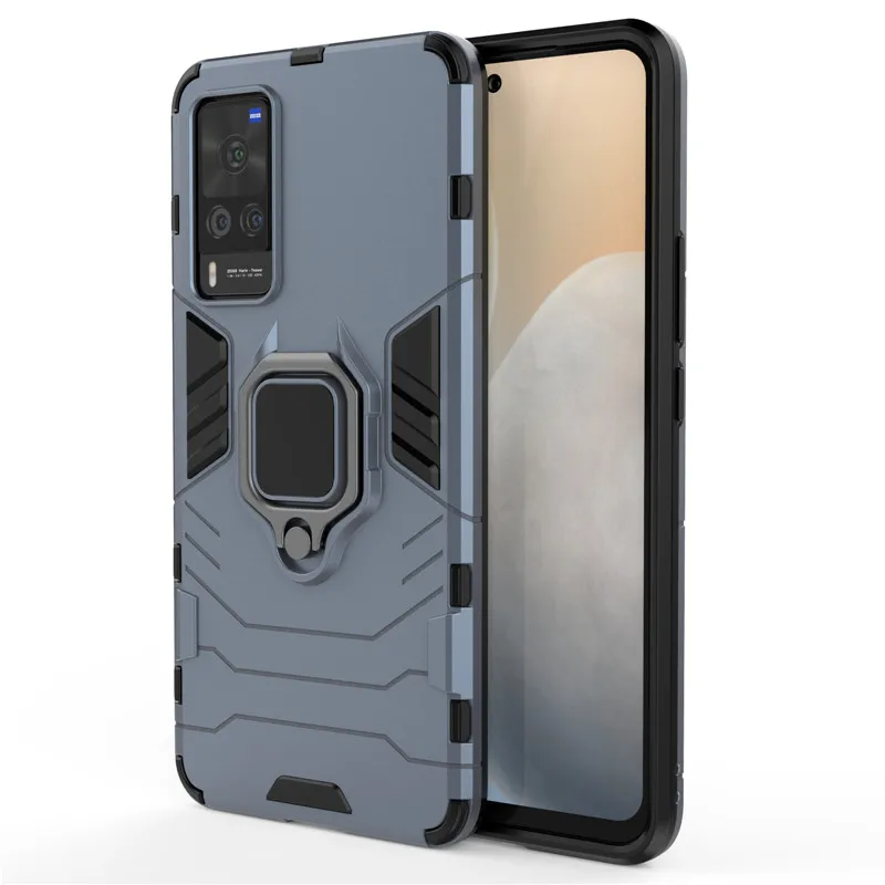 

For Vivo X60 Case For Vivo X60 X50 V20 SE IQOO 7 5 U3 U1X Z1X Neo 3 Cover Armor Shockproof Silicone PC Phone Bumper For Vivo X60