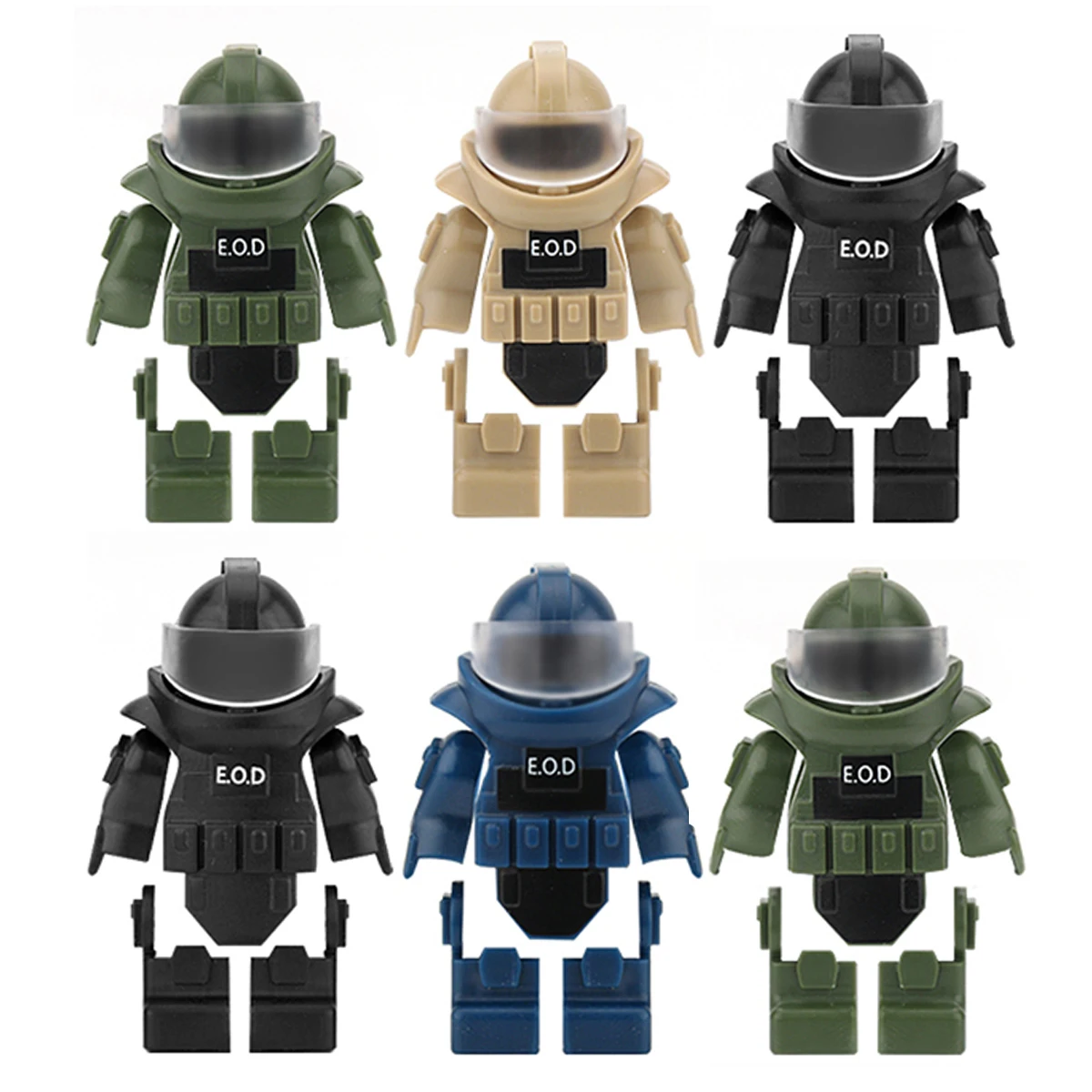 

Special Force SWAT Weapon War Helmet Hat Body Armor Vest Explosion Proof Clothing MOC Brick Army Figure Accessories Blocks Toys