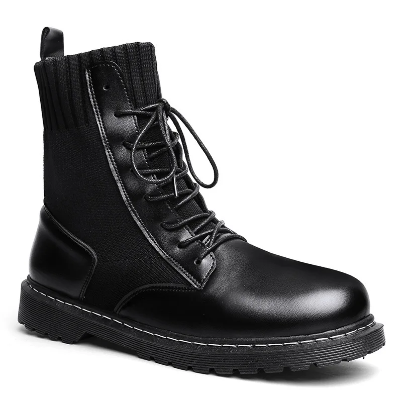 Мотоциклетные ботинки Мужская зимняя обувь теплая водонепроницаемая мужская