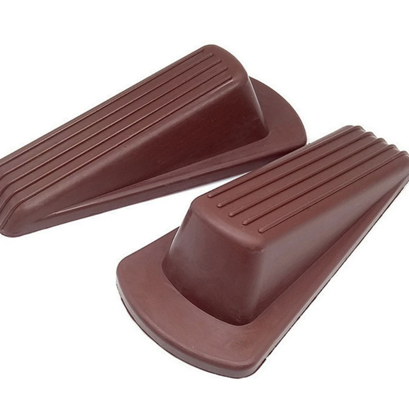 1 Piece Door Stopper Brown/White/Black Holder Stop Wedge Gaps Floor Prevent The Lock-Outs Baby Protection Dropship | Обустройство