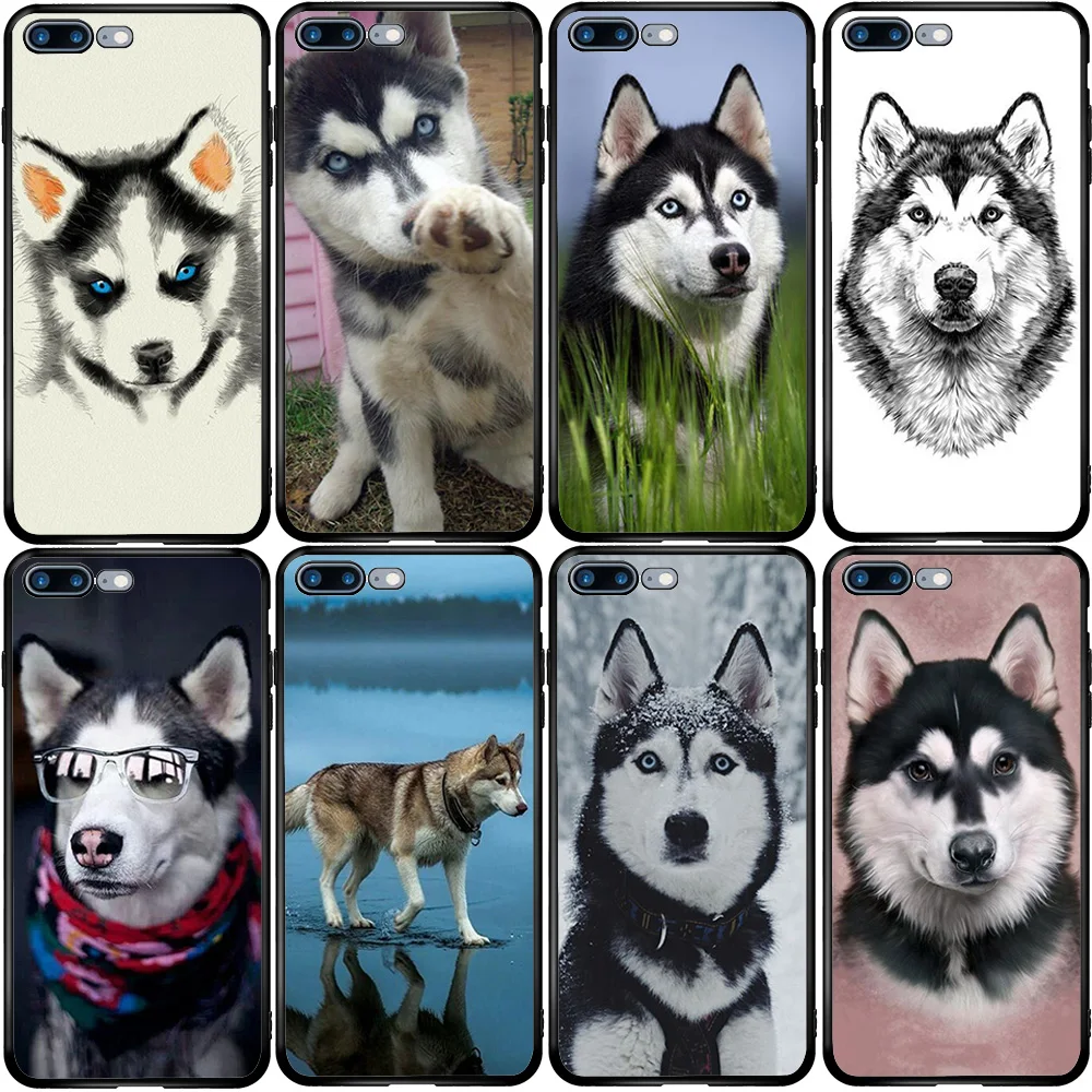 Чехол-накладка для iPhone 5S SE 2020 6S 7 8 6T 8T Plus XS XR 11 12 Pro Mini Max Аляски маламут сибирский