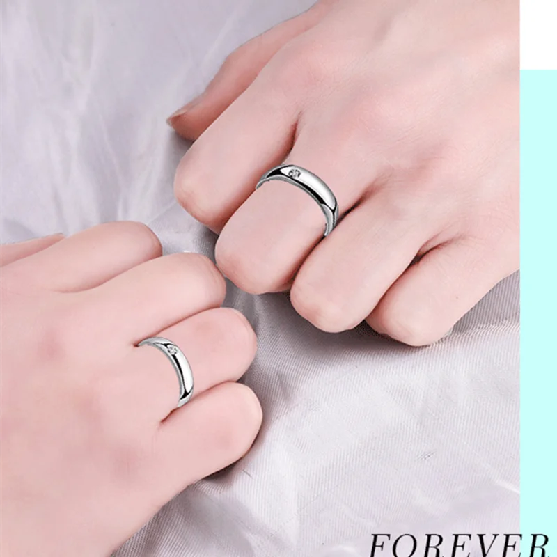 MANGOSKY 4 мм свадебная набор колец для женщин AAA CZ свадебные кольцевой Anillos Mujer Bijoux