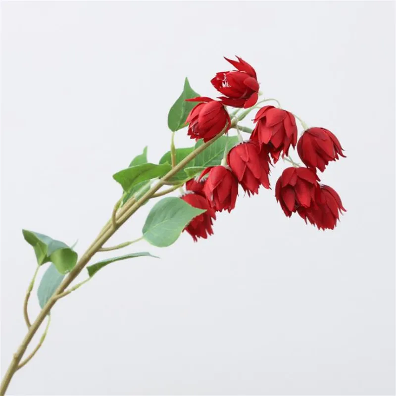 7 шт. поддельные длинный стебель цветка инволукрат 32 28 &quotДлина моделирование