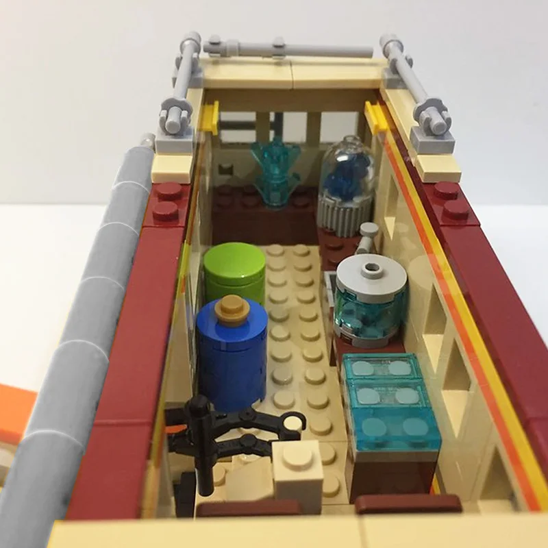 

DIy movie series Breaking Bad RV-The Krystal Ship RV Car Building Blocks creator Van Truck Model children's Toys gifts