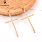 Женские серьги-подвески в стиле панк, большие золотистыеСеребристые серьги-подвески, массивные украшения для вечеринок, 2020