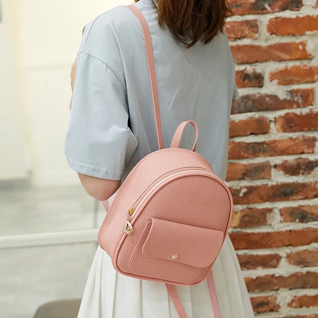 Мини-рюкзак из искусственной кожи для девочек-подростков 2020 | Багаж и сумки