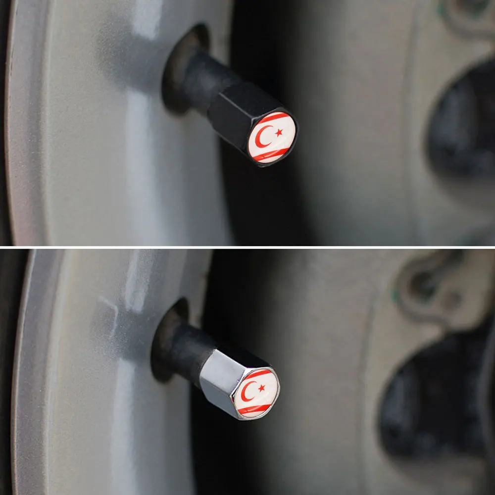 DSYCAR 1 комплект цинковый сплав Противокражные колпачки для автомобильных колес