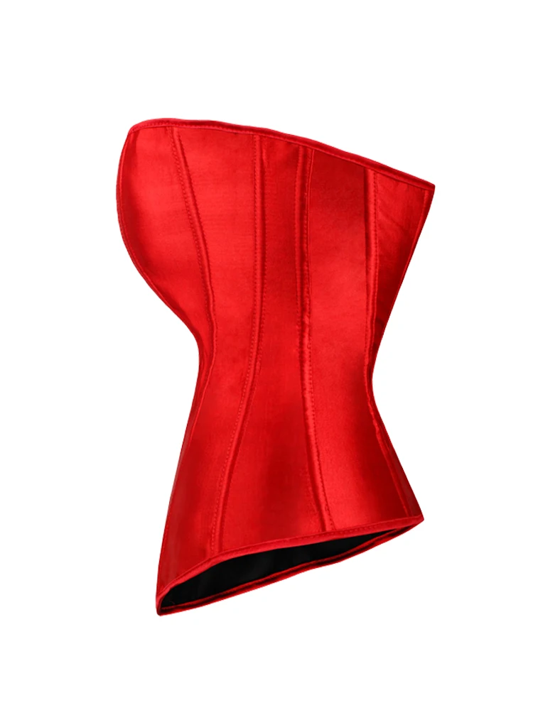 Корсет в стиле стимпанк чистый Готический женский атласный сексуальный бюстье