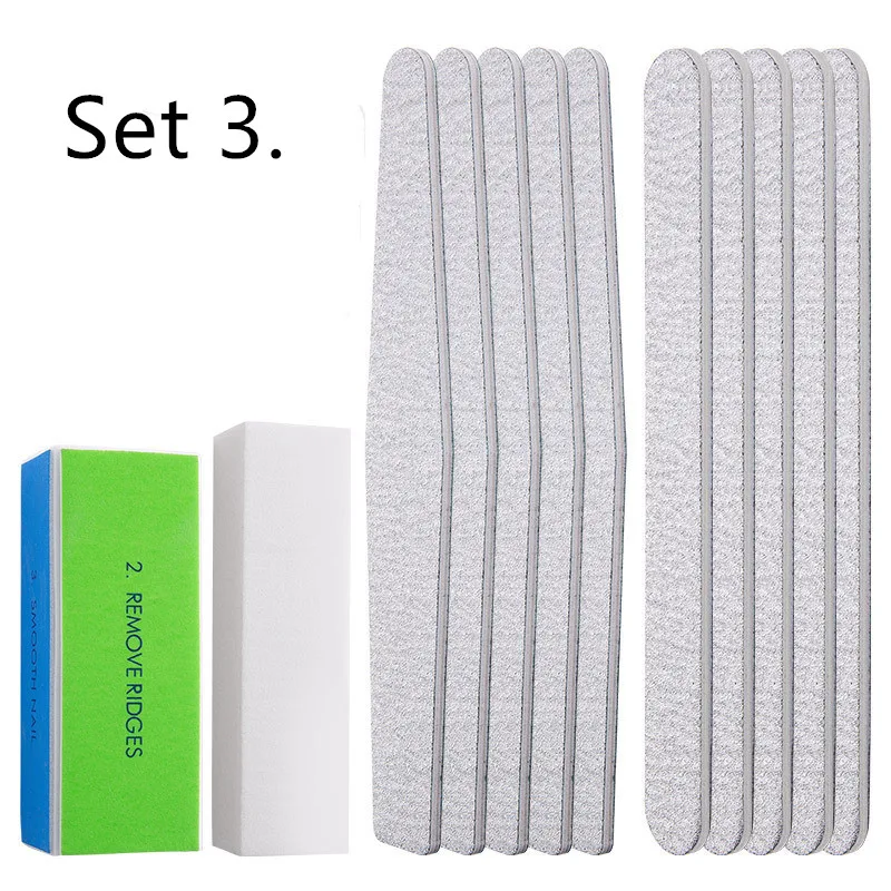 Профессиональная пилка для ногтей инструменты маникюра шлифовальный лак буфер