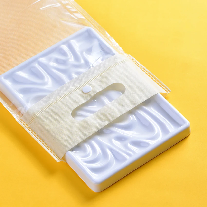 Имитация керамики Акварельная краска палитра лоток волнистая форма