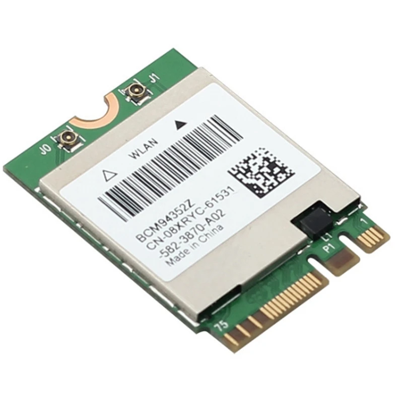 Wireless BCM94352Z DW1560 WIFI M.2 Card Bluetooth 4.0 1200Mbps 2.4G/5G 802.11Ac Airdrop NGFF Adapter with Screwdriver