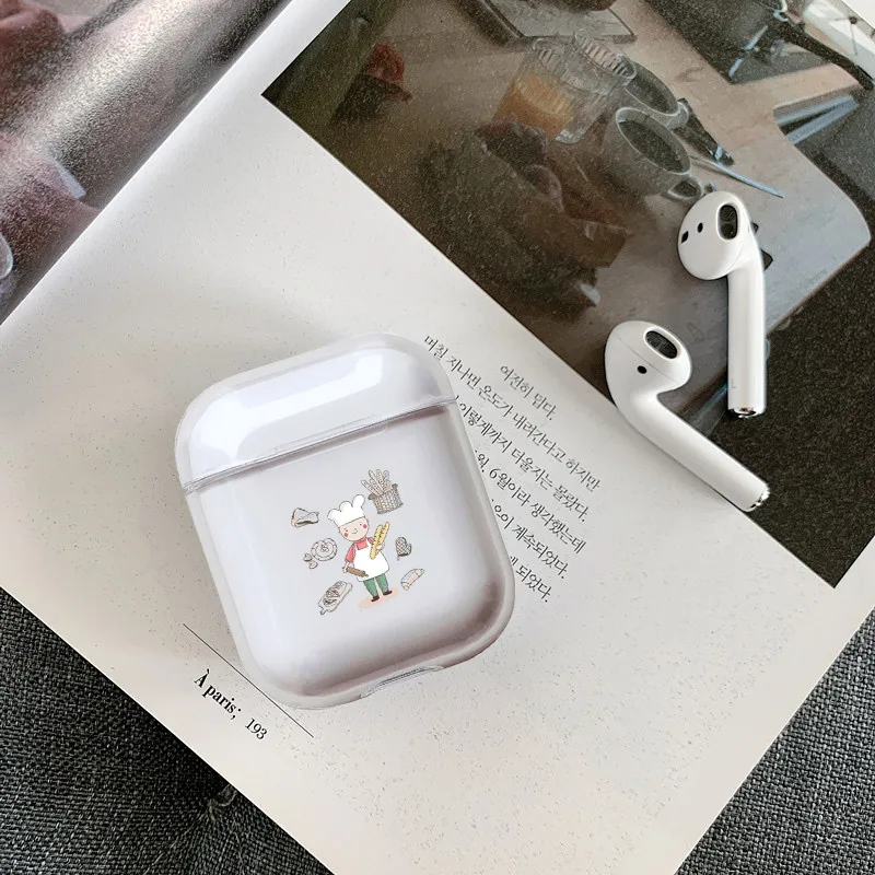 Симпатичный чехол для профессиональных наушников Apple airpods мультяшных Bluetooth Airpods