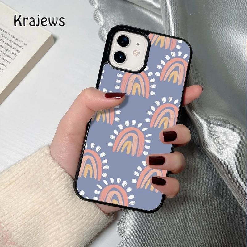 Krajews Радуга взрыв чехол Чехол для мобильного телефона iPhone 12 мини 5 6S 7 8 PLUS X XS XR 11 PRO