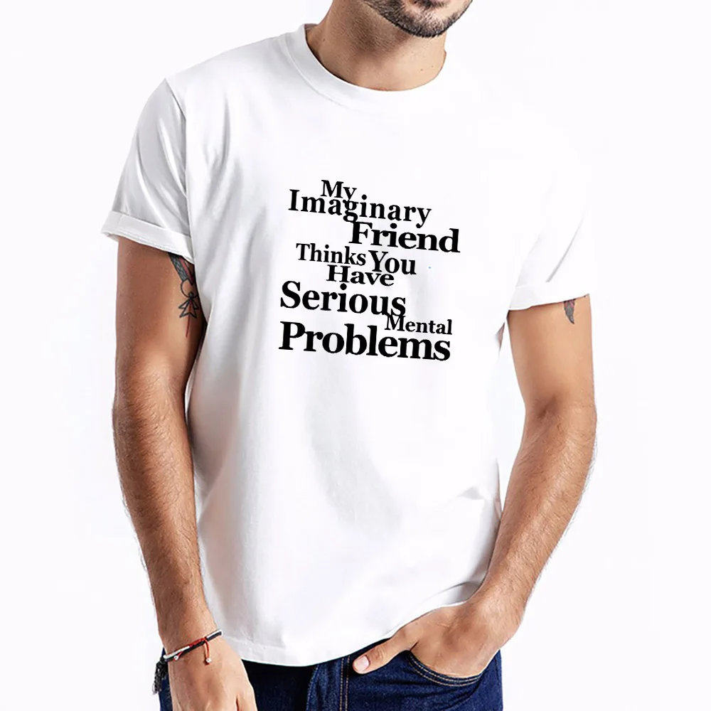 Мужская футболка летняя с коротким рукавом буквенным принтом топы круглым