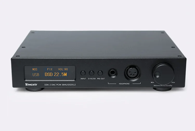 Новый Singxer SDA-2 декодирования аудио декодер усилитель для наушников DSD512 AK4497EQ ЦАП