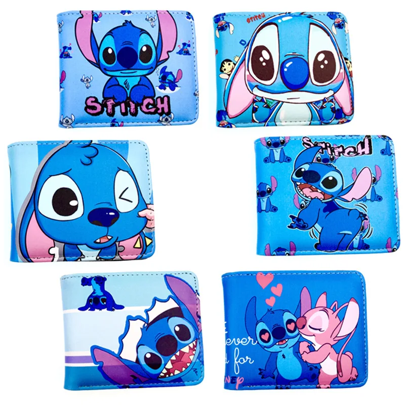 

Disney Cartoon Image Ladies Wallet Multifunctional Cute Short Folding Pu Leather Casual Fashion Student Children's Coin Purse