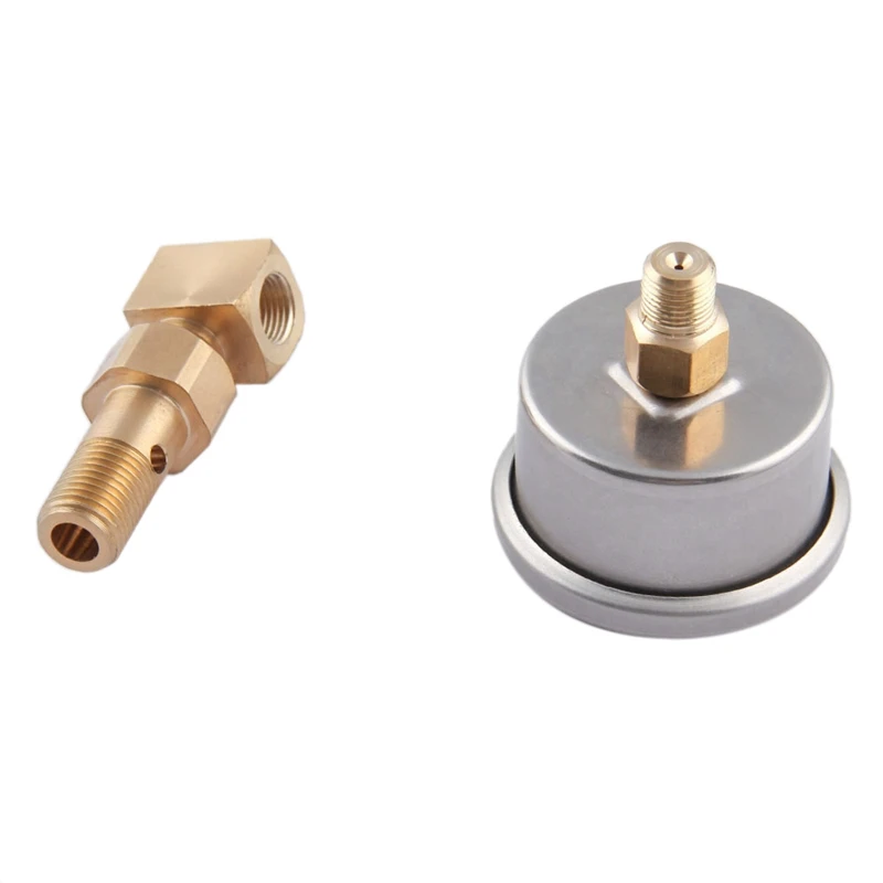 1 шт. Универсальный Автомобильный топливный манометр Наполненный жидкостью