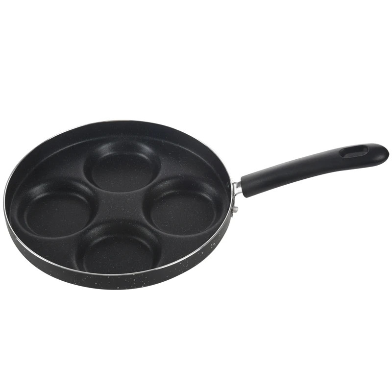 

Four-Hole Omelet Pan For Eggs Ham Pan Cake Maker Frying Pans No Oil-Smoke Breakfast Grill Pan Cooking Pot Multifunction Nonstick