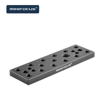 minifocus multi function mounting plate cheese plate with 14 and 38 connections for sony f970f550 battery on monitors