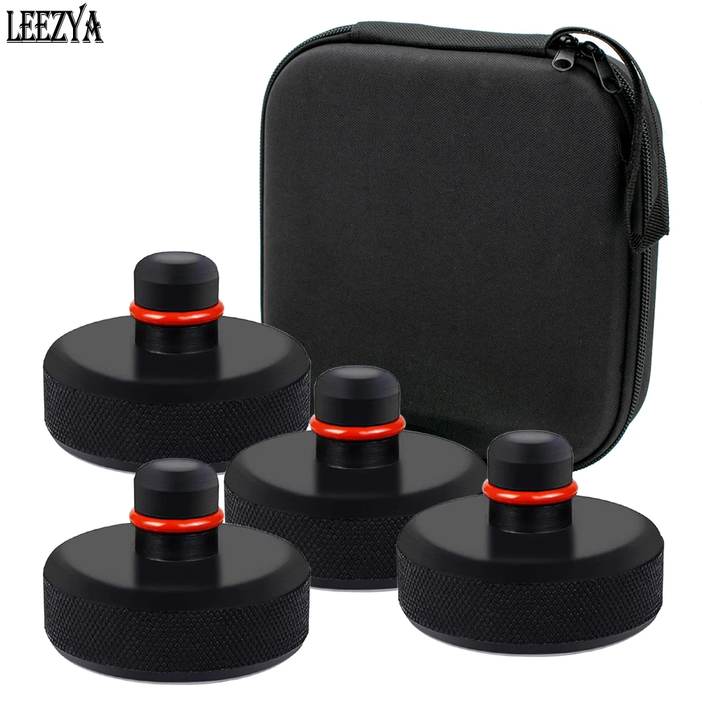 

4Pcs Jack Pad Adapters for Tesla Model 3 2021 Rubber Jack Lift Point Chassis Battery Protect for Model Three Tools Accessories