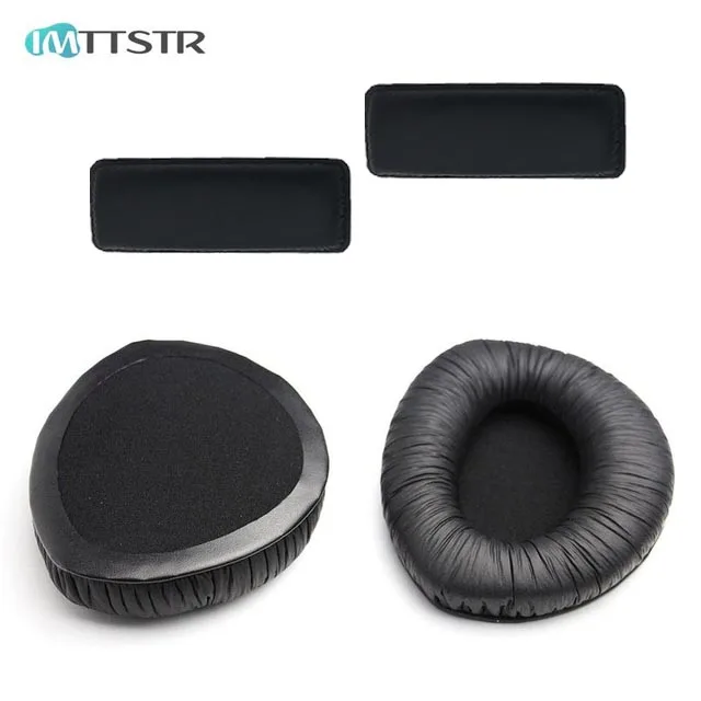 1 Set Soft Leather IMTTSTR 1 пара бархатных кожаных амбушюр для наушников Sennheiser RS110 RS160 RS170 RS180 RS195 HDR160 - Цвет: 1 Set Soft Leather