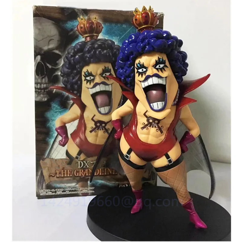 

18CM Anime ONE PIECE Emporio Lvankov Revolutionary Army Shemale PVC Action Collectible Model Statue Toy Free Shipping G980