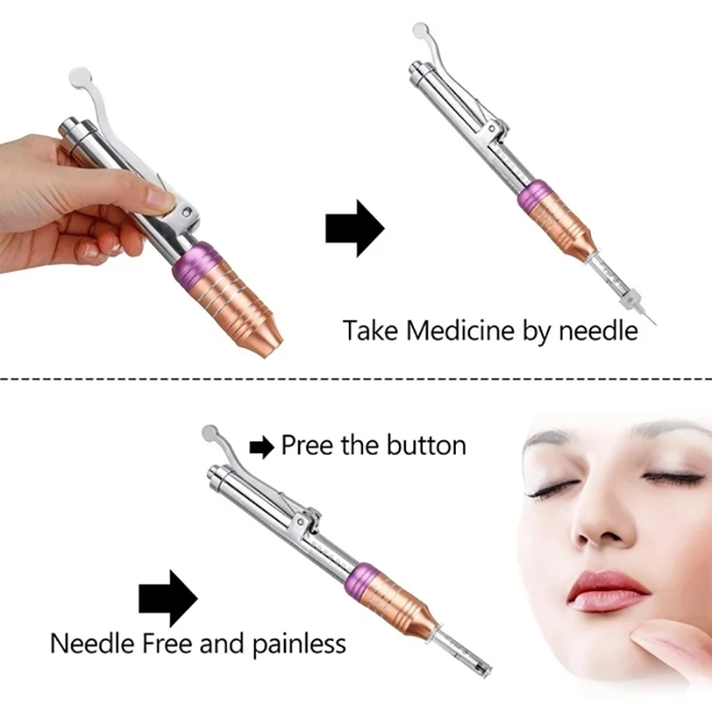 0.3ml Hyaluron Pen Injection Gun Hyaluronic Acid Noninvasive Nebulizer Mesotherapy Ampoule For Anti-wrinkle Aging Lip Filling