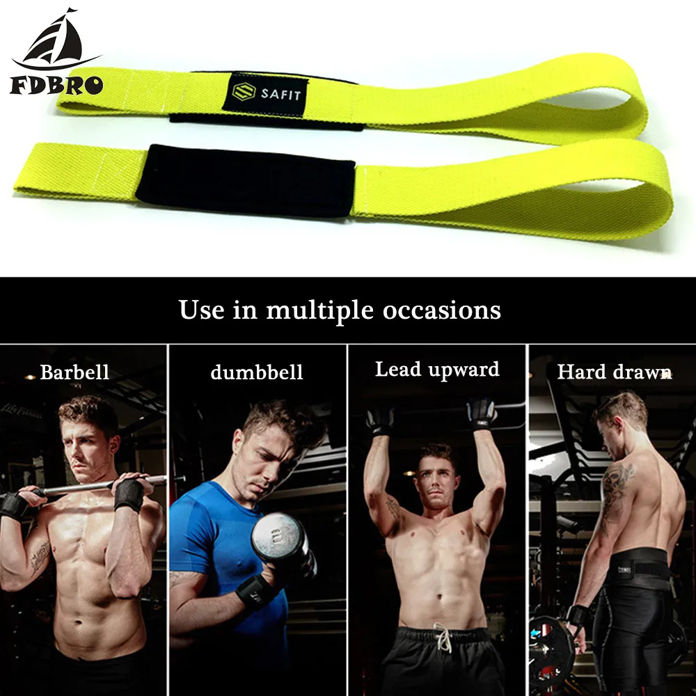 FDBRO ремень для тяжелой атлетики поднятия тяжестей поддержка запястья крючок s |