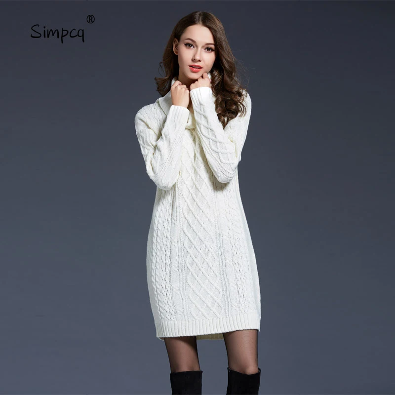 

Standard Pullovers Long Real Rushed Poncho Feminino Blusas De Inverno Feminina Jumper Charm Women Dress Sweater
