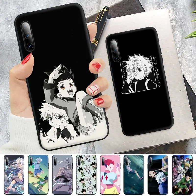 

Anime Hunter X Hunter Black Rubber Mobile Phone Cover For Redmi S2 4X 5 5A Plus 6 6A 7 7A 8 8A 9 9A Case