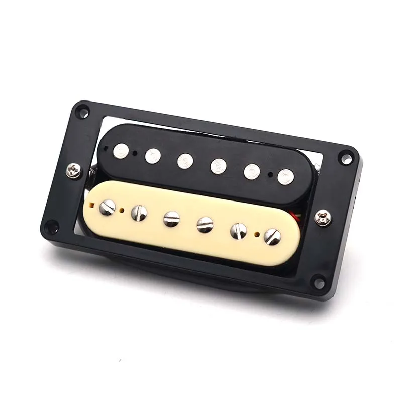 gitarre pickup zebra konfrontiert humbucker doppel coil elektrische gitarre pickups 5052mm mit installation rahmen gitarre zubehör free global s