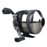 large fishing reel bl40 stainless steel closed wheel outdoor slingshot shooting with 5 nylon line 40m wristband