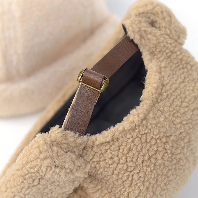 

Unisex Winter Thick Docker Sailor Biker Cap Streetwear Pumpkin Vintage Navy Brimless Hat Melon Sailor Casual Short Harajuku Cap