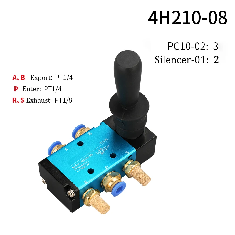 

Ручной пневматический клапан 4H210 4H310