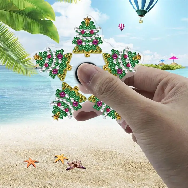 DIY Special Shaped Diamond Painting Spinning Top Fingertip Spinner Embroidery Mosaic Crafts Gifts For Children Kids Toy |