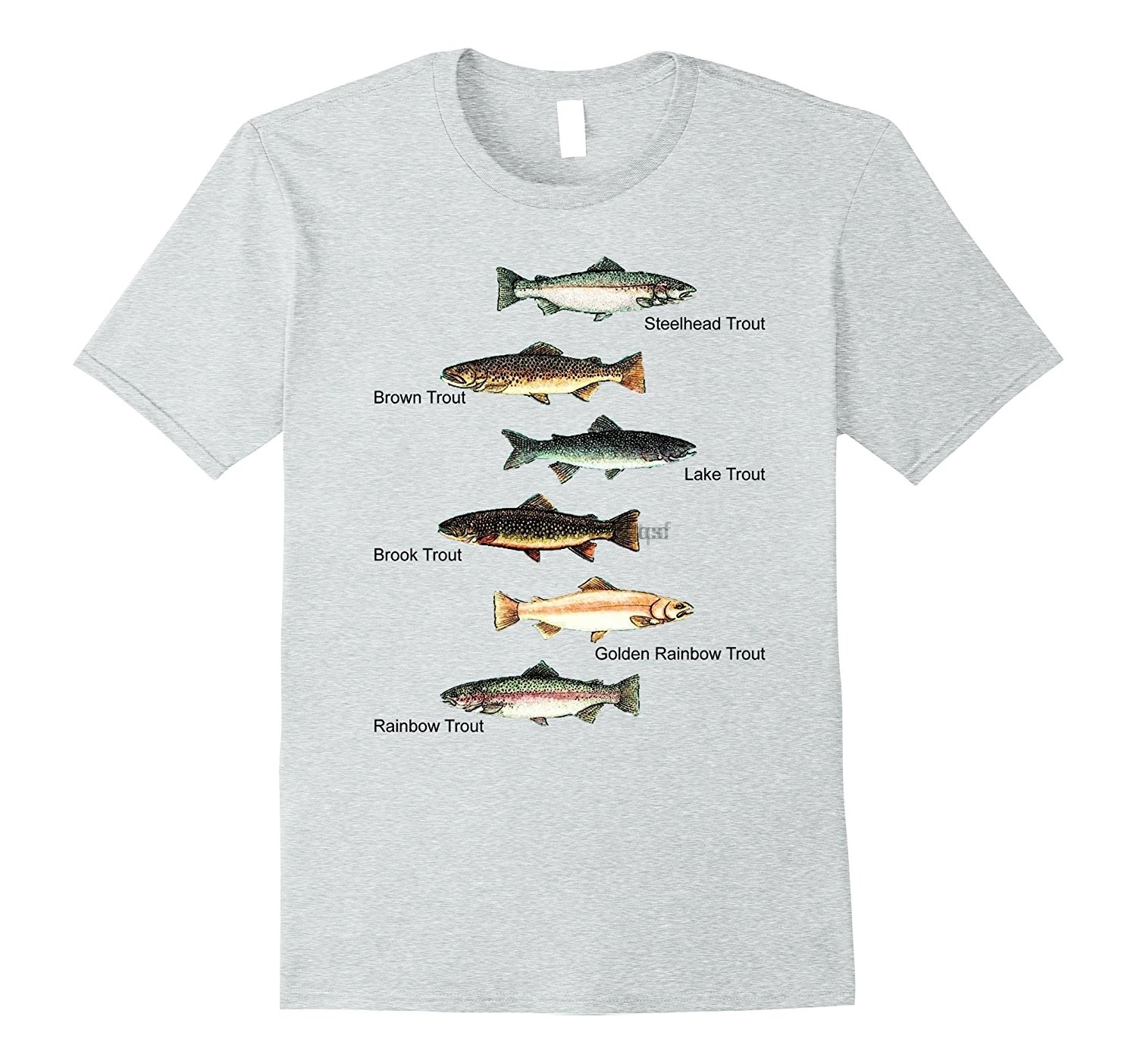 100% видов форель Фишер виды коллекция Fishinger футболка| |