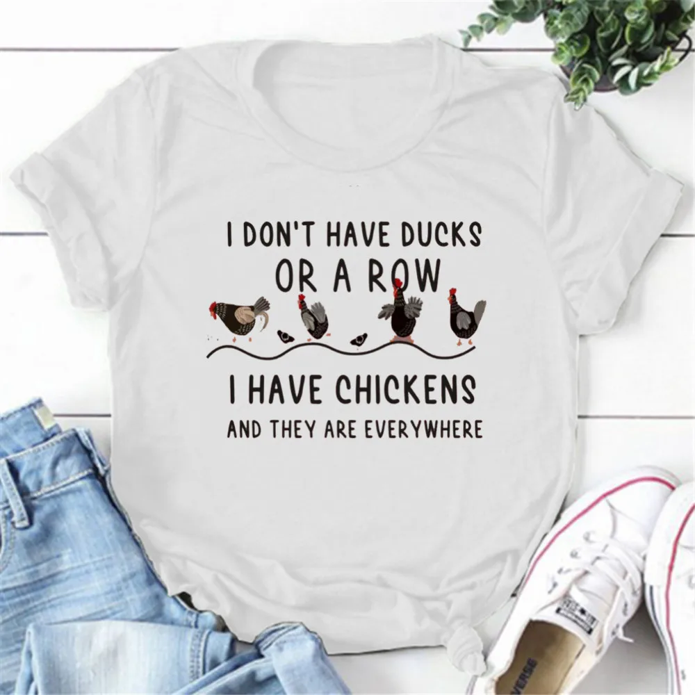 

I Don't Have Ducks Or A Row I Have Chickens And They Are Everywhere ShirtBella Canvas Unisex Shirt