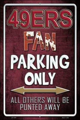 

Losea 49ers Metal Retro Vintage Tin Sign Bar Wall Decor Poster 12 X 8 Inches