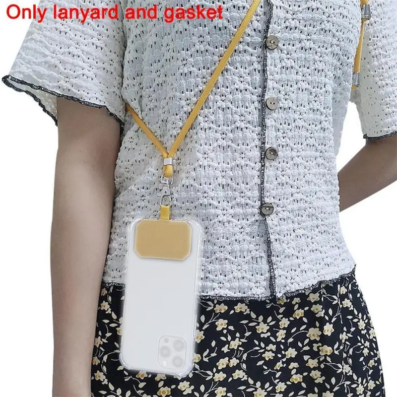 

Mobile Phone Decoration Lanyard Adjustable And Detachable Neck Strap Mobile Phone Decoration Accessories Nylon Patch Lanyard