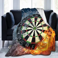 dart board target ice fire twin size flannel fleece velvet plush throw blanket as bedspreadcoverletbed coverbed sheets