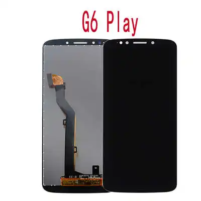 Black G6 Play ЖК-дисплей для Motorola Moto G5 G6 G7 Plus power Play, ЖК-дисплей, дигитайзер, сборка, замена для Motorola G5 G6 G7 - Цвет: Black G6 Play