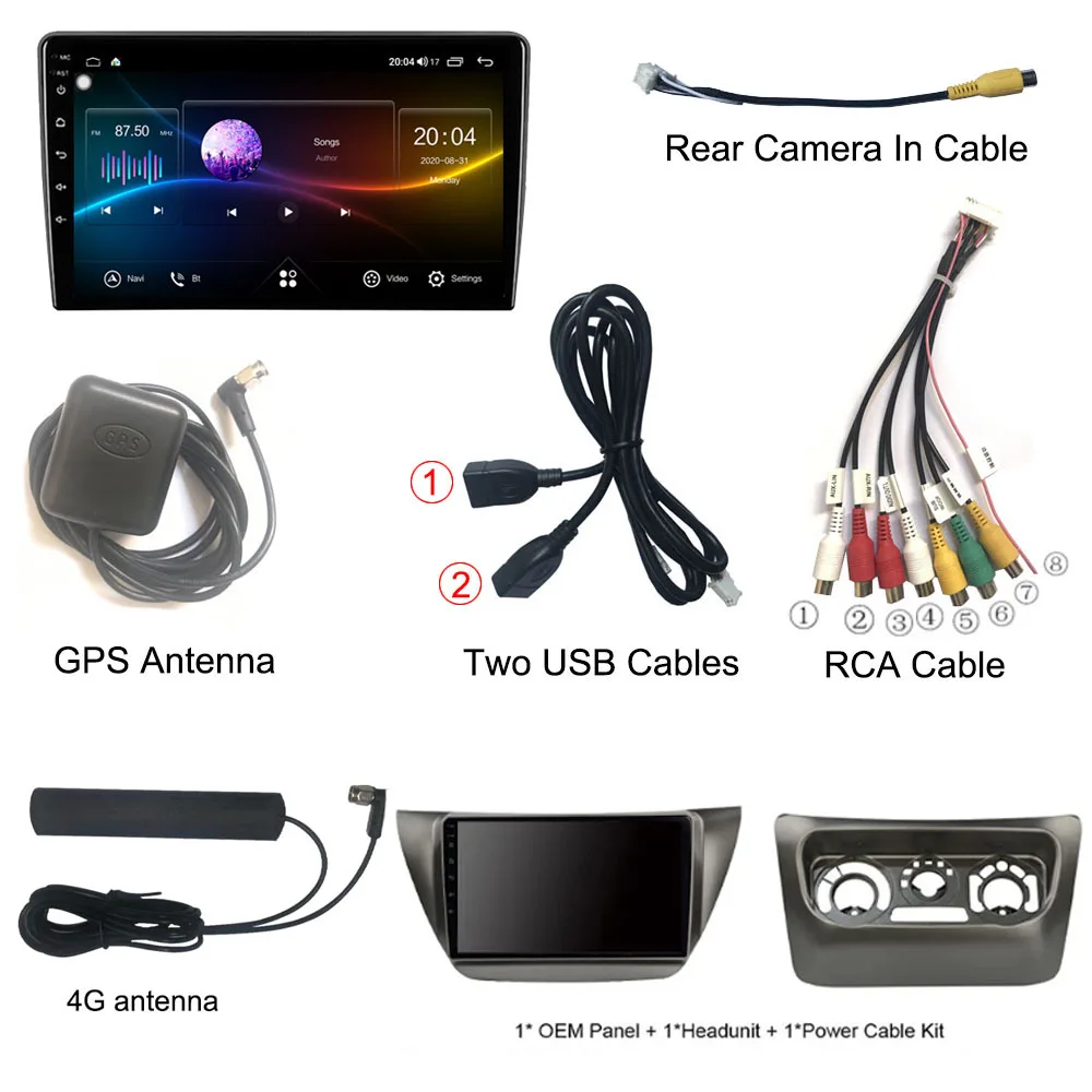 4G LTE Android 10.1 For MITSUBISHI LANCER IX 2006-2010 Multimedia Stereo Car DVD Player Navigation GPS Radio | Автомобили и