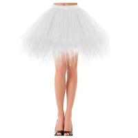 2019 summer popular 50s womens retro ballet bubble skirt multicolor sexy tulle skirt tutu