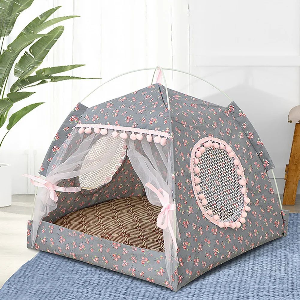 Забор для палаток домашних животных Портативный складной домик кота собаки