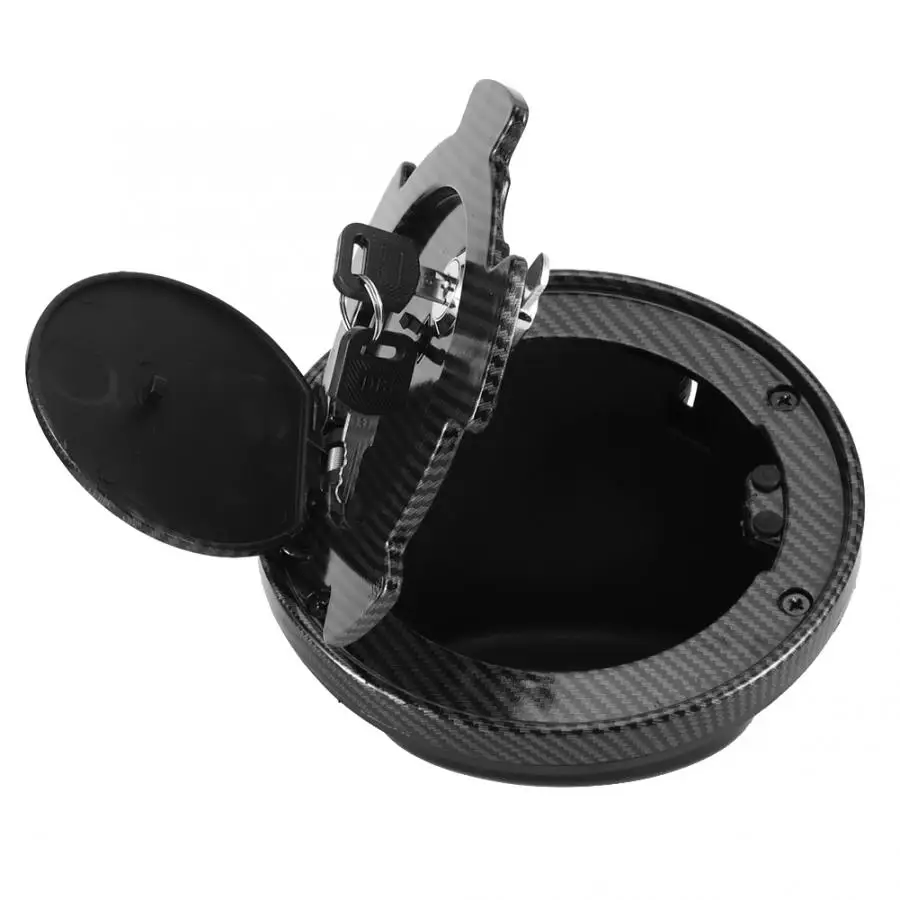 

Fuel Filled Gas Tank Cap Carbon Fiber Lock Cover with Keys Fits for Jeep Wrangler JK 2007-2018 car accessories