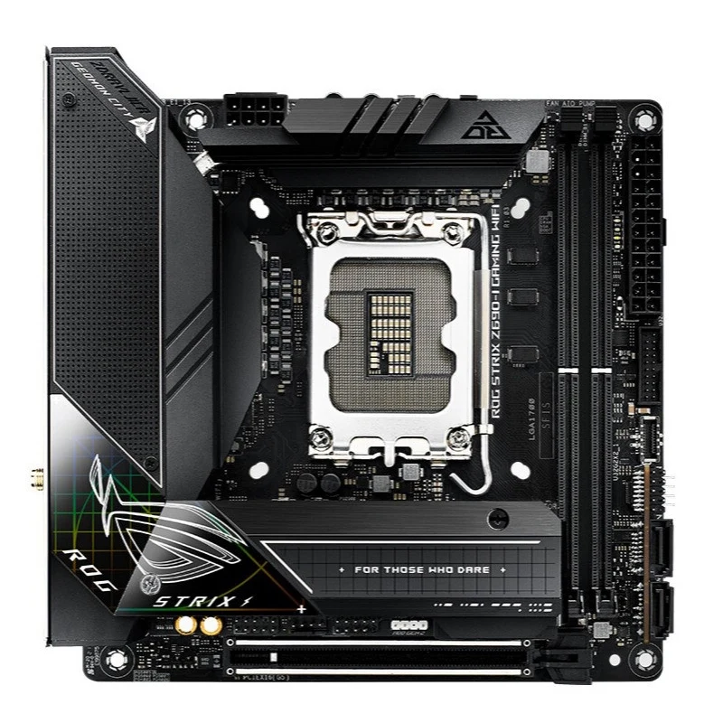 

The ROG STRIX Z690-I GAMING WIFI motherboard supports memory DDR5 CPU 12900K/12700K Intel Z690LGA 1700